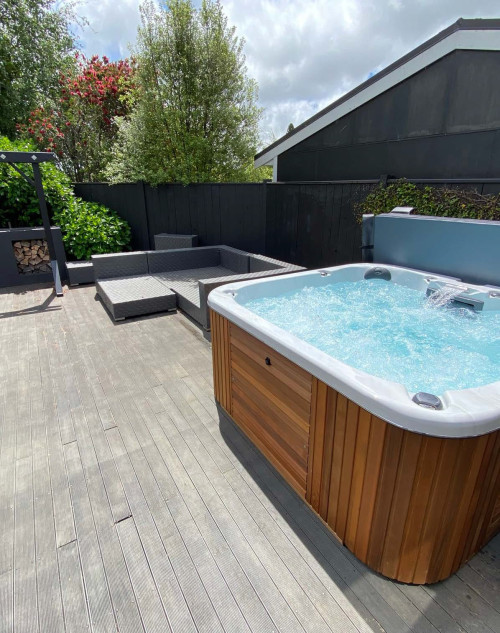 Backyard deck