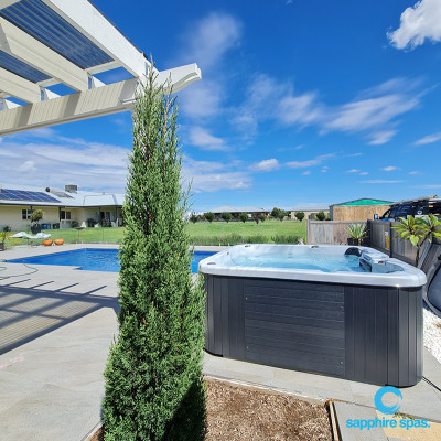 Perfect position for the parents to chill while the kids play in the swimming pool thanks to the team @ Country Rubber & Foam Tamworth