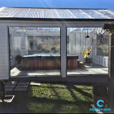 myWorkout5.0m swim spa in a purpose built pool room thanks to the team @ Country Rubber & Foam