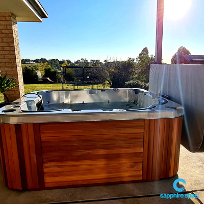 Family spa pool ready to enjoy thanks to the team @ Country Rubber & Foam Tamworth