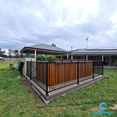 myWorkout 5.0m swim spa in country Tamworth thanks to the team @ Country Rubber & Foam