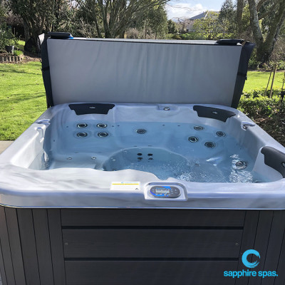 ACRYLIC cosmic swirl CABINET premium coastal grey