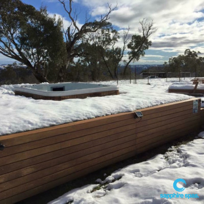 Abercrombie Ridge Retreat : 'Thanks to the team at mySpaSYDNEY for advice and maintenance that keeps our Sapphire Spa ready for our guests'