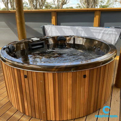 myHotTub mayan copper thanks to the team @ Wanganui Pool Clinic NZ