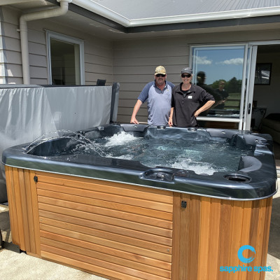 myRelaxation midnight cedar thanks to the team @ Wanganui Pool Clinic NZ