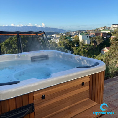 What a view! thanks to the team @ Wright Pools & Spas Wellington NZ