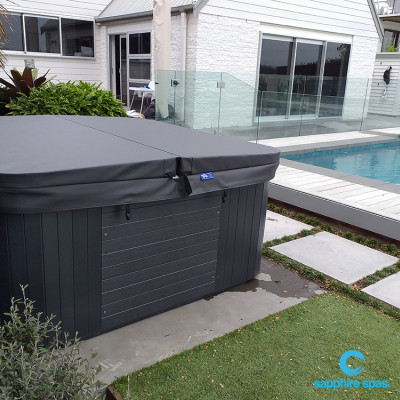 myDelight sits beautifully beside this customer's backyard swimming pool thanks to the team @ Paramount Pools Tauranga NZ